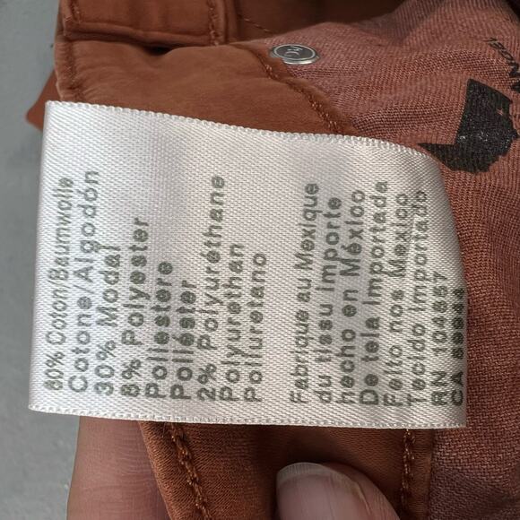 NWT Adriano Goldschmied Women's Jeans Size 31R Rust Ankle High Rise Skinny - Picture 16 of 16